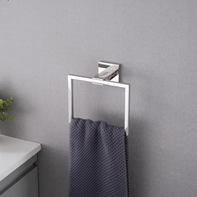 Ensemble de 5 accessoires de quincaillerie de salle de bain, Chrome chrome