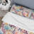 Pastel Bohemian Ferns Pattern Floral Duvet Cover-1963483715