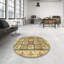 Tapis décoratif multicolore à motif abstrait-2084475785