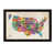 Black Floater Framed