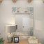 Miroir mural en nacre bleu-86602848