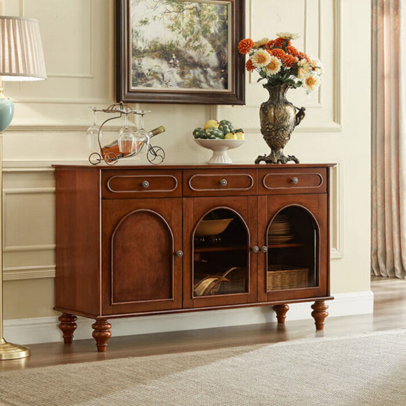 Buffet de salle à manger American Country, 33.46" H x 59.06" W x 15.75" D