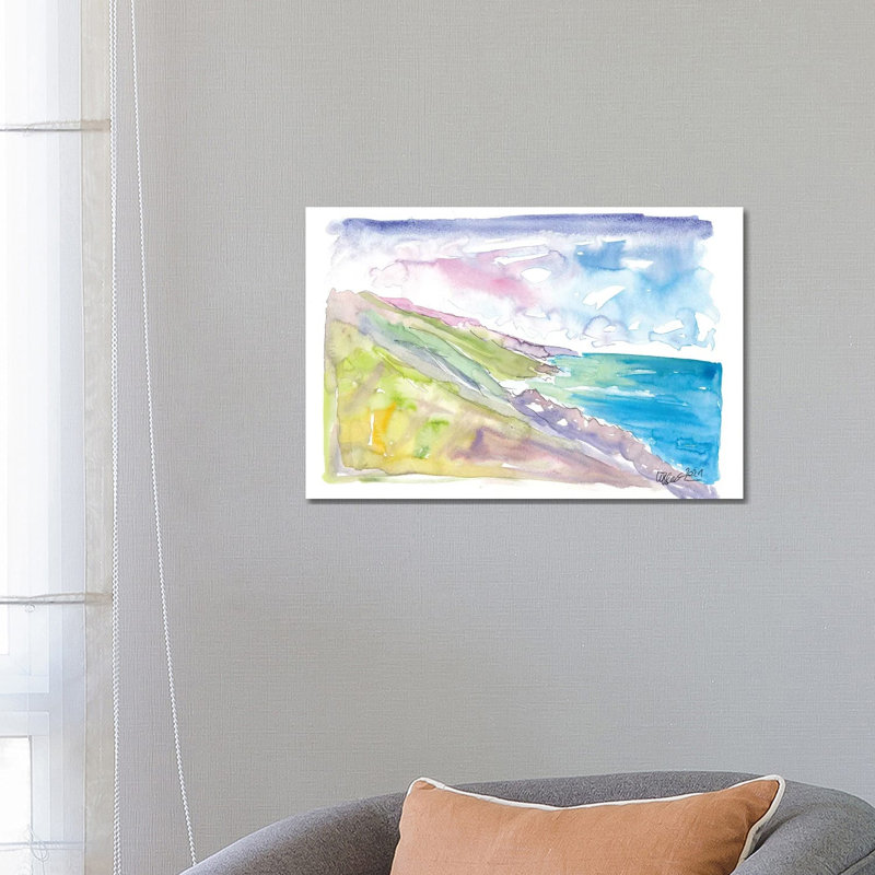 Spectacular Big Sur Coastline View by Markus & Martina Bleichner - Wrapped Canvas Gallery-Wrapped Canvas Giclée