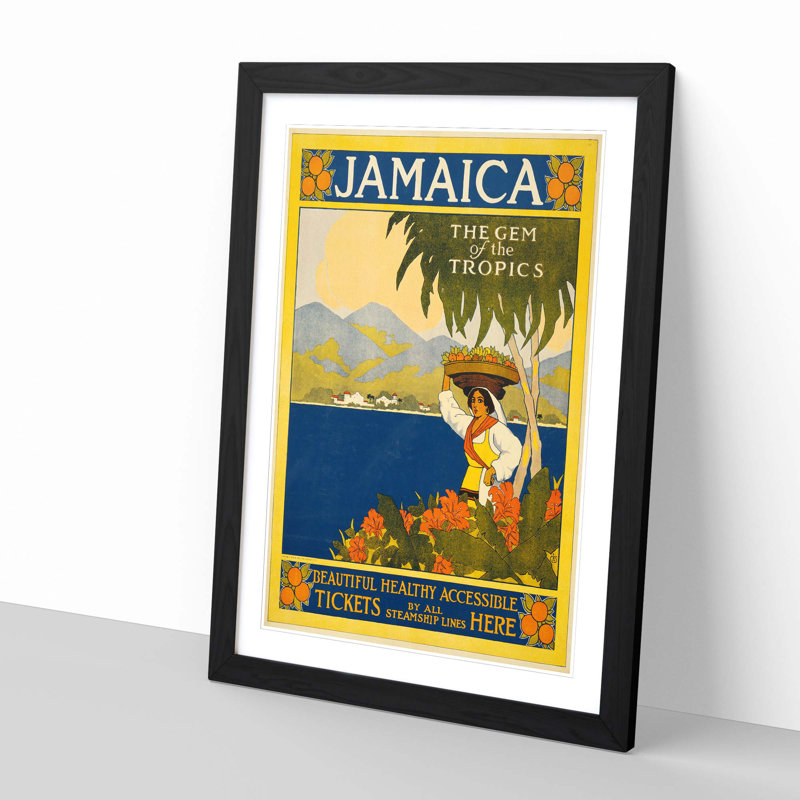 Single Picture Frame Print, Black