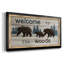 «Bears Welcome», reproduction d'un seul cadre photo sur toile-1966689141