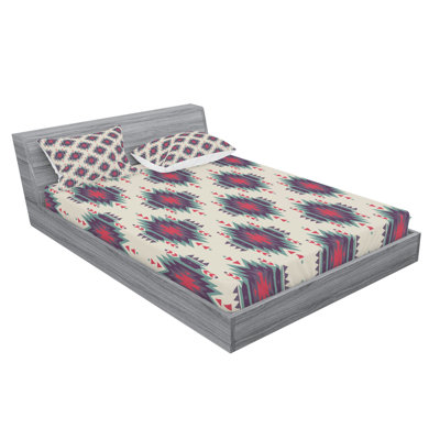 Microfiber Ikat Sheet Set