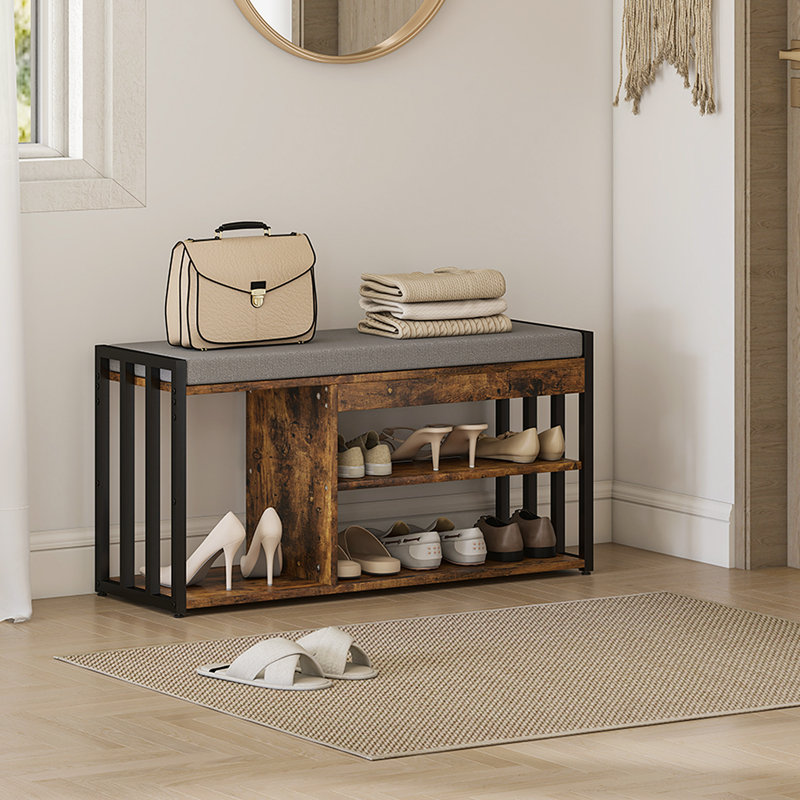 9 Pair Shoe Storage Bench