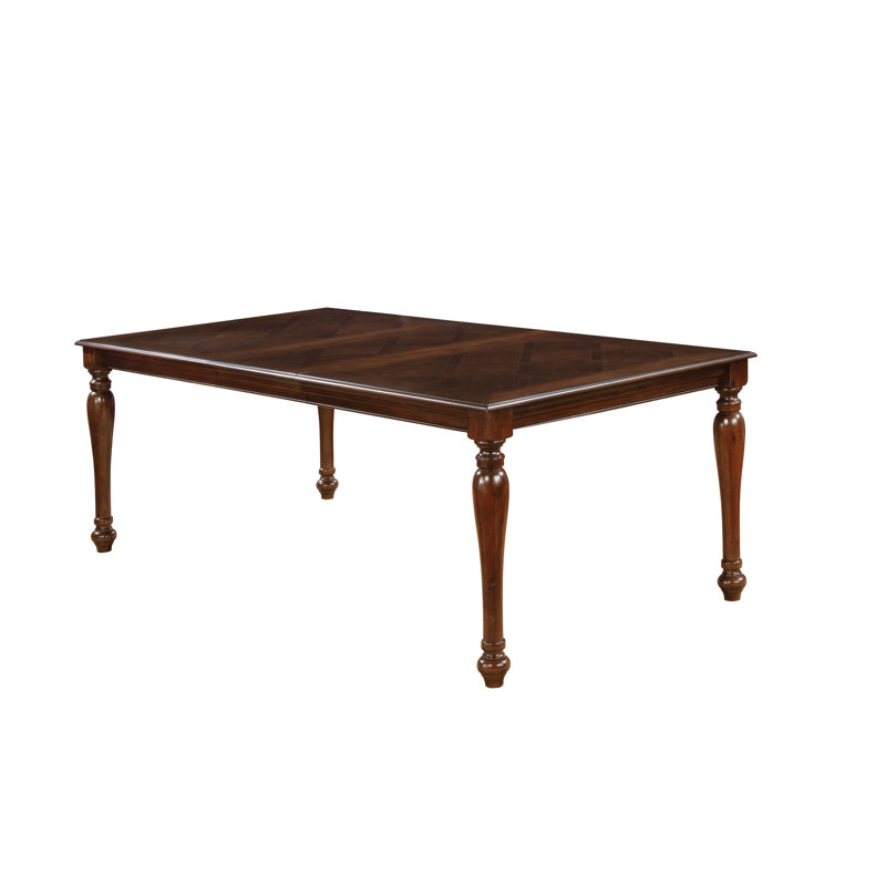 Feynman Extendable Solid Wood Dining Table