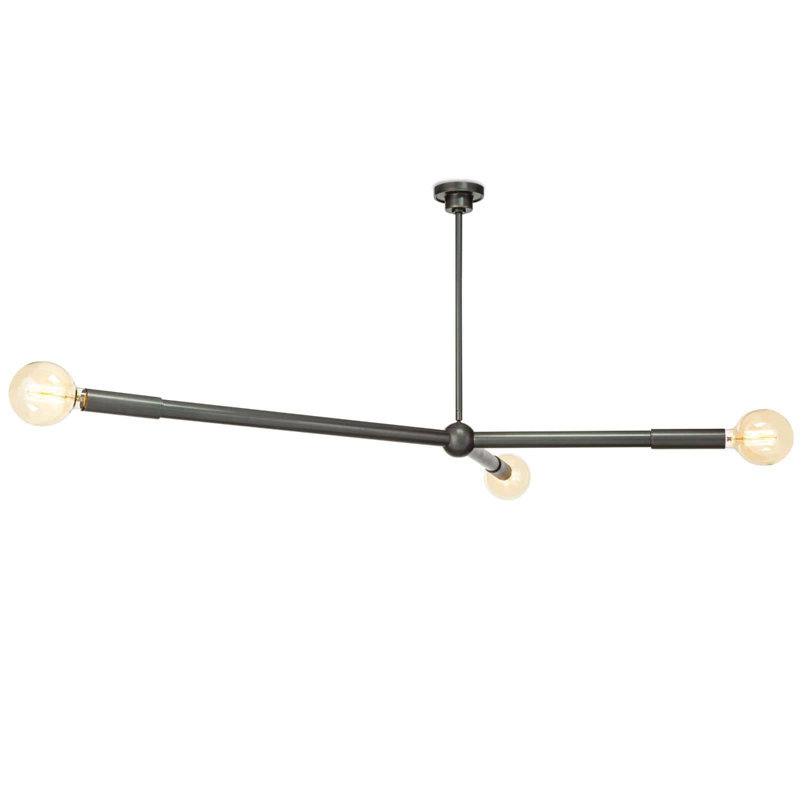 Lustre Talon, Bronze huilé