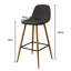 Tenley Upholstered Counter Stool with Metal Frame