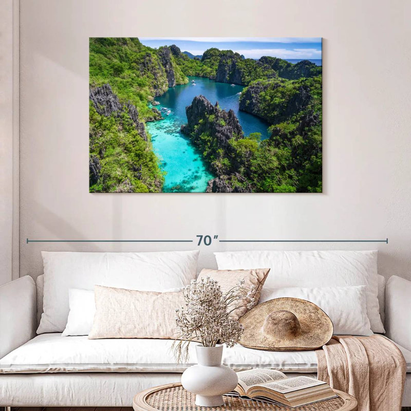 Falaises de Gillard El Nido, H 30 po x l 45 po