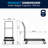Regency L-Shaped Steel Folding Chair Dolly