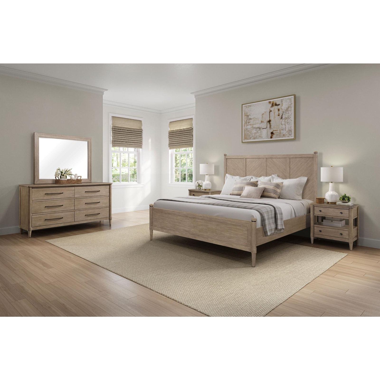 Dana Heights Lo-Post Bed, Queen