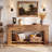 63-Inch Solid Wood Entryway Sofa Table with 2 Drawers