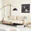 Coussin modulaire 100% polyester crème