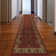 Ottohome Non-Slip Traditional Area Rug For Living Room, Hallway, Entryway Rug, Dark Red