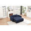 61.4" Pull-out Sofa Bed Convertible Couch Loveseat Sofa Modern Sleeper Sofa with Adjustable Backrest for Living Room-1249195614