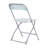 Resin 5-Piece Folding Square Table And Chair Set, Light Grey
