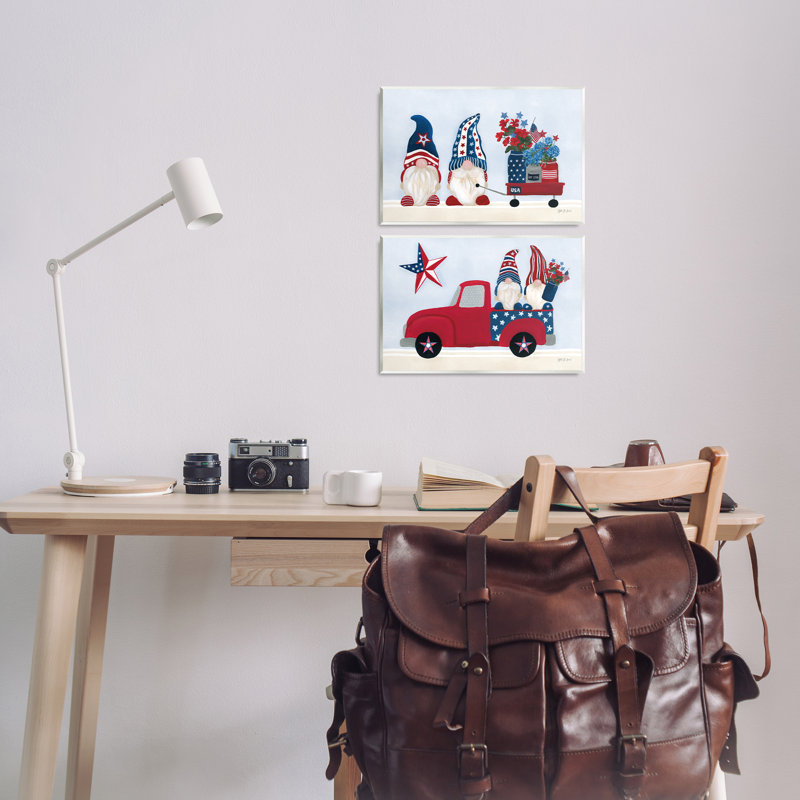 Ensemble de plaques murales Americana, H 10 po x l 15 po