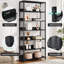 190cm H x 80cm W Metal Etagere Bookcase