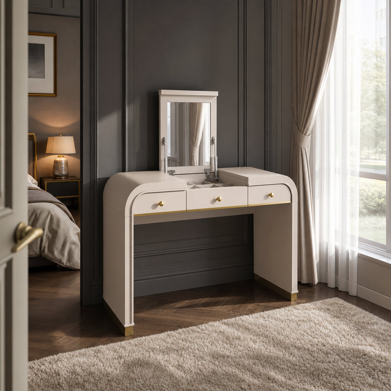 Bureau de coiffeuse Classic, Champagne