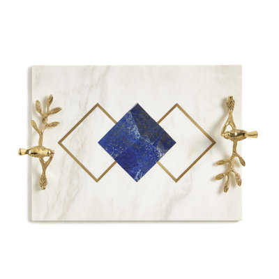 Lapis Stone Decorative Tray