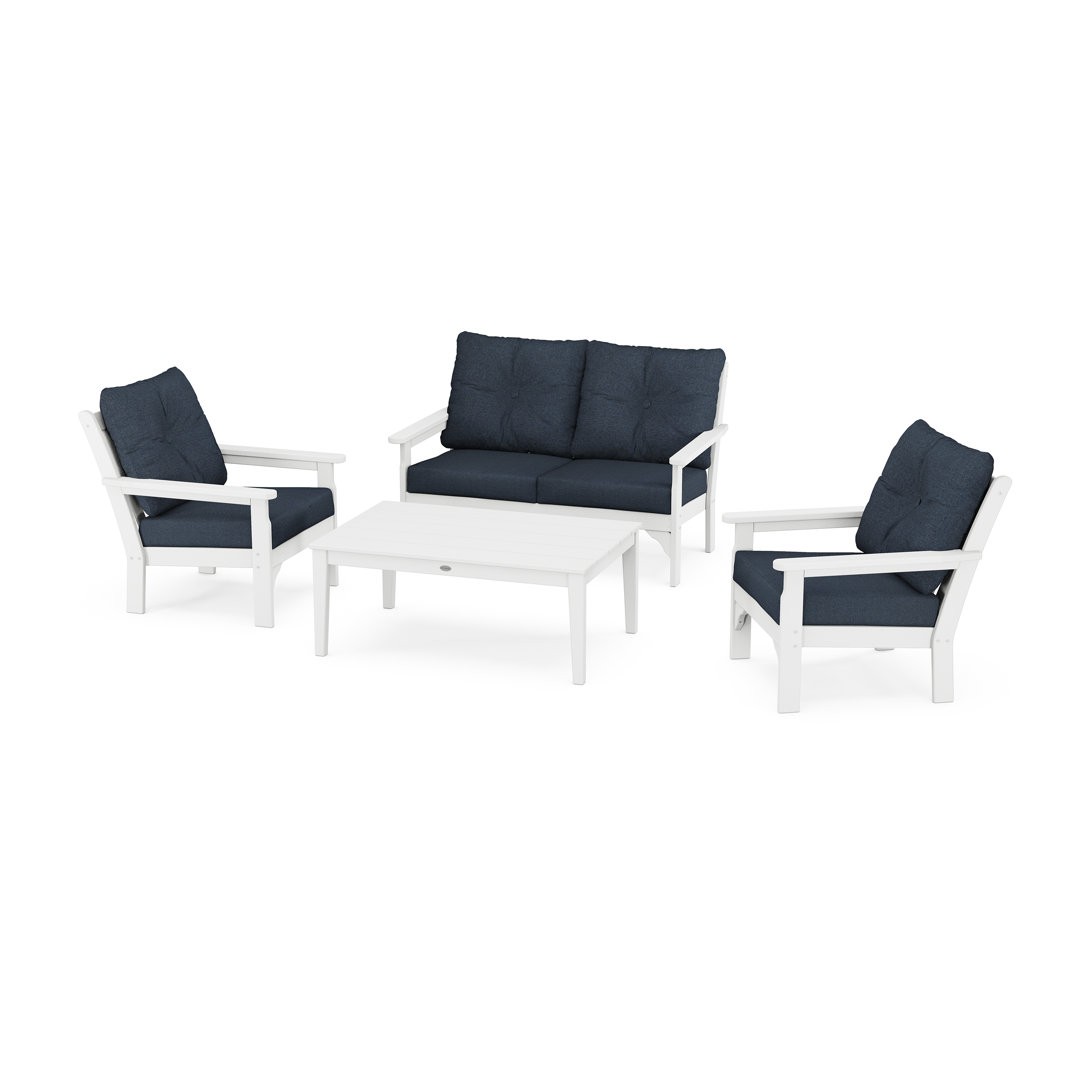 Vineyard 4-Piece Deep Seating Set POLYWOOD® Frame 