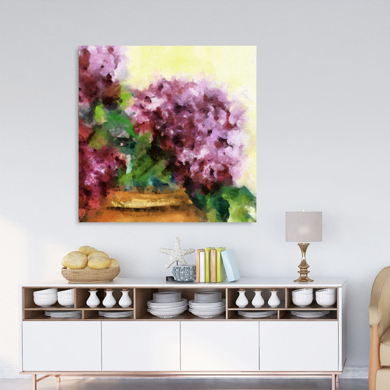 Abdouallah " Flowers 56 ", 8" H x 8" W x 1.5" D