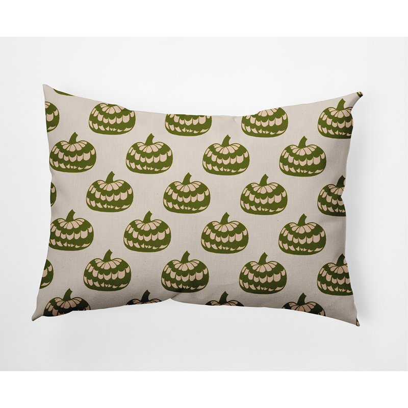 Reversible Throw Pillow, Olive