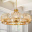 Lustre en cristal 10 lumières (noir)-581890468-555650960-539334029