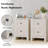 Nightstand With Charging Station, Farmhouse End Table-1597379608