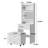 Small Vanity Desk Set With 3 Adjustable Lighted Mirror-171022322