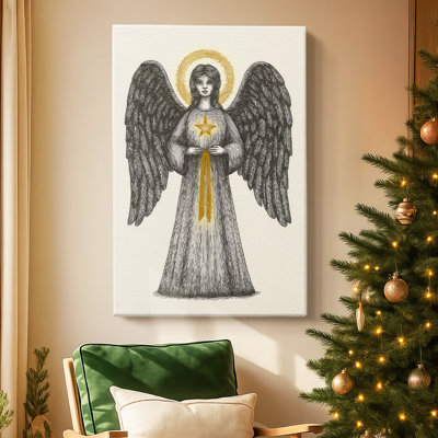 Pearled Promise of Yule-Premium Gallery Wrapped Canvas