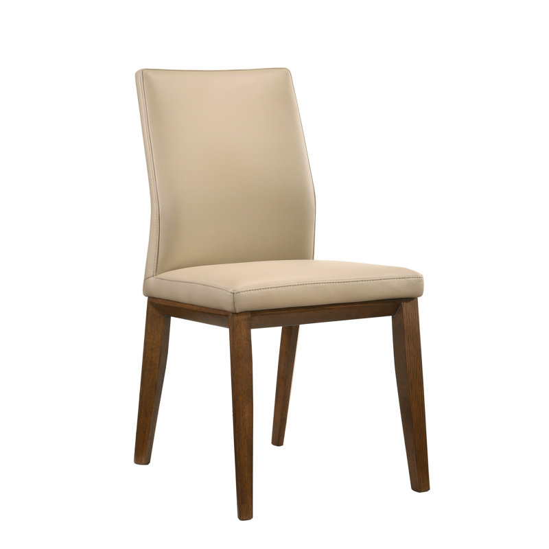 Chaise d'appoint en cuir Cabral, Moka clair