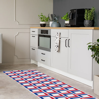 Tapis de couloir blanc