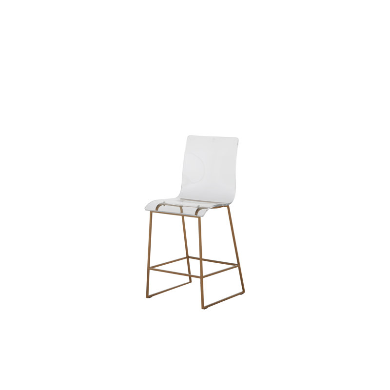King Stool, Antique Gold, Counter Stool (24.75" Seat Height)