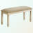Maggy Transitional Beige Fabric Upholstered Entryway Bench, 19.83" H X 40.06" W X 15.39" D