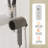 Makeup Vanity with Mirror and Stool, Power Outlet, Hairdryer Holder-948519141