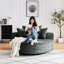 Fauteuil pivotant à 360 degrés en mousse de chenille - canapé-lit moelleux pour le salon, la chambre à coucher et le coussin de salon-873951788-873951789