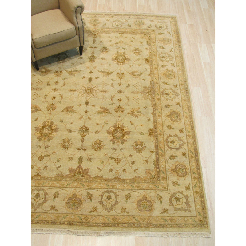 Tapis Agra multicolore en laine nouée à la main