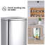 Pedal Bin, Soft-close Pedal Bin, Large Waste Bin With Lid, Removable Inner Bucket, Odour Isolate, For Kitchen, Bathroom, Office Step On Multi-Compartments Trash & Recycling Bin-1115106102-1124676625