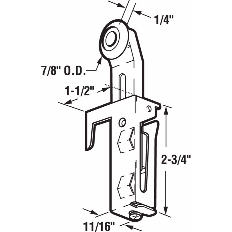 Rouleau de porte coulissante Prime-Line