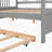 Daybed Wood Bed with Twin Size Trundle-28567941-28567940
