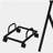 Black L-shaped Computer Desk with CPU Bracket-1984165900