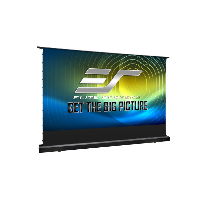 Kestrel Tab-Tension CLR 5 Electric Floor-Rising Ceiling Light Rejecting Ultra-Short Throw Projector Screen