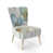 Floral White Polyester Blend 4 selected