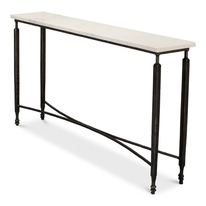 Mykos 61'' W Marble Console Table