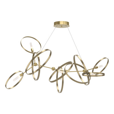 Lustre géométrique unique à 6 lumières Celesse