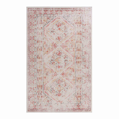 8'x 10'Beige Washable Area Rug