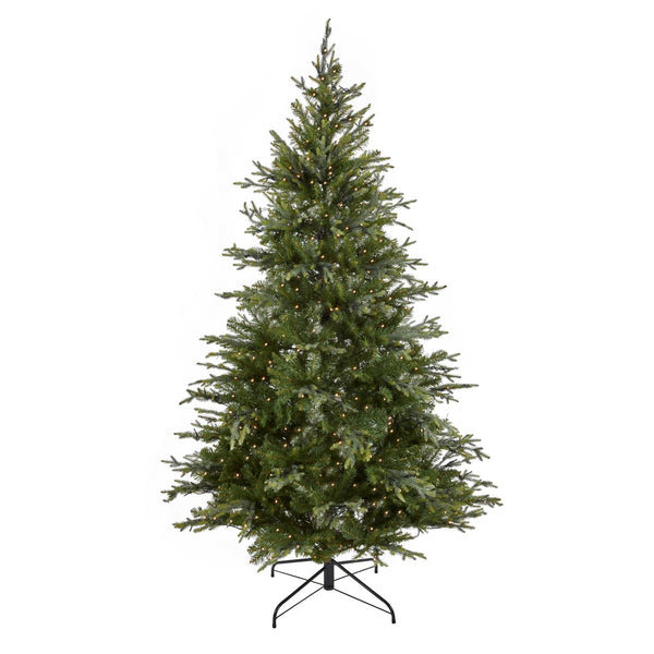 2.76' H Lighted Artificial Spruce Christmas Tree